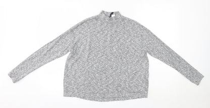 Womens UK Size XS H&M Grey Pullover Jumper