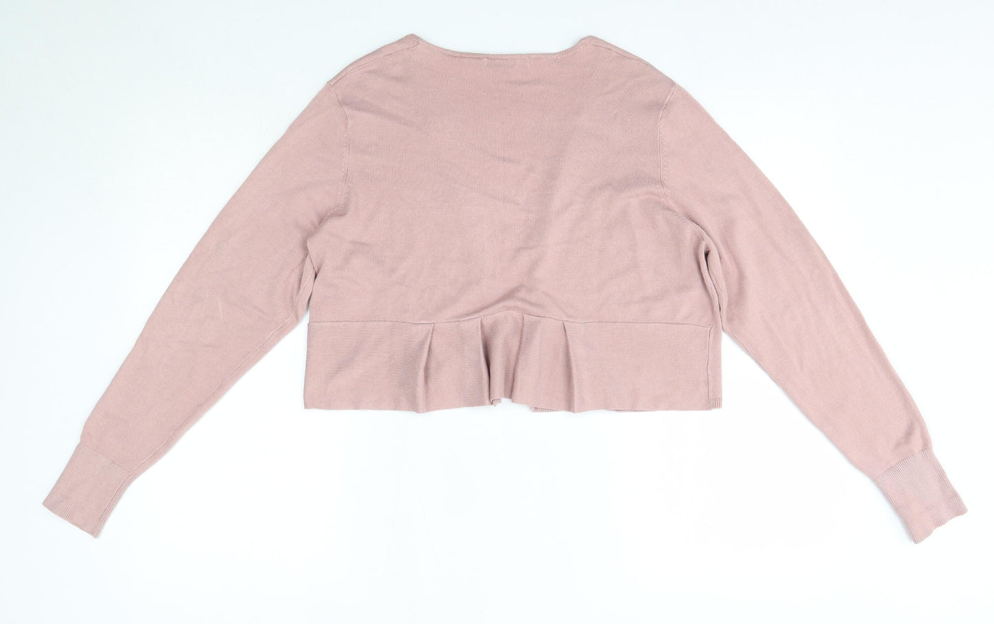 Womens UK Size M Bonmarché Pink Cardigan Jumper