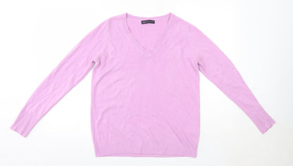 Womens UK Size 12 M&S Purple Pullover Jumper
