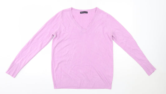 Womens UK Size 12 M&S Purple Pullover Jumper