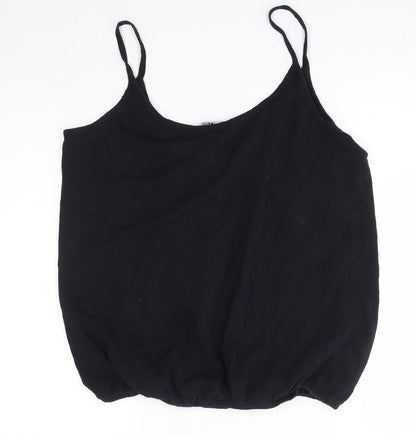 Womens UK Size 14 Very Black Camisole Blouse