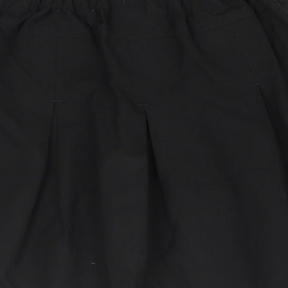 TU Girls Black  Polyester A-Line Skirt Size 7 Years  Regular  - School