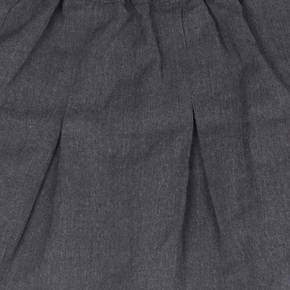 George Girls Grey  Polyester A-Line Skirt Size 6-7 Years  Regular  - School