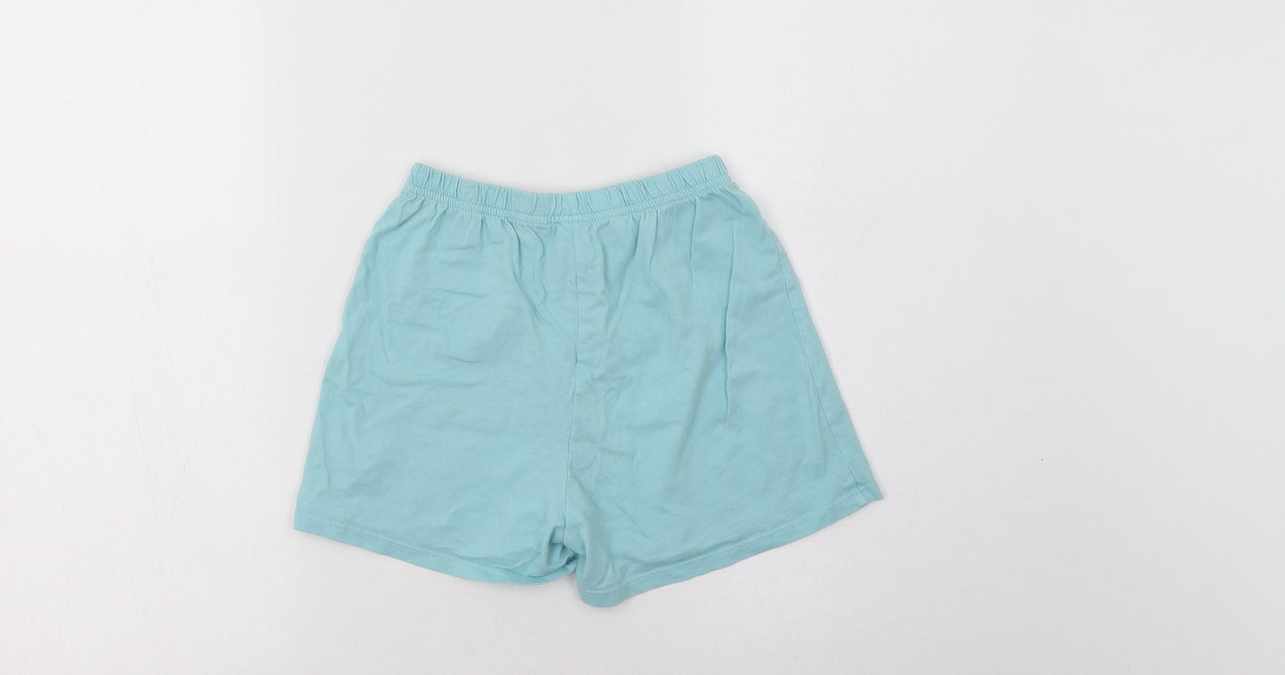 George Girls Blue  Cotton  Pyjama Pants Size 9-10 Years