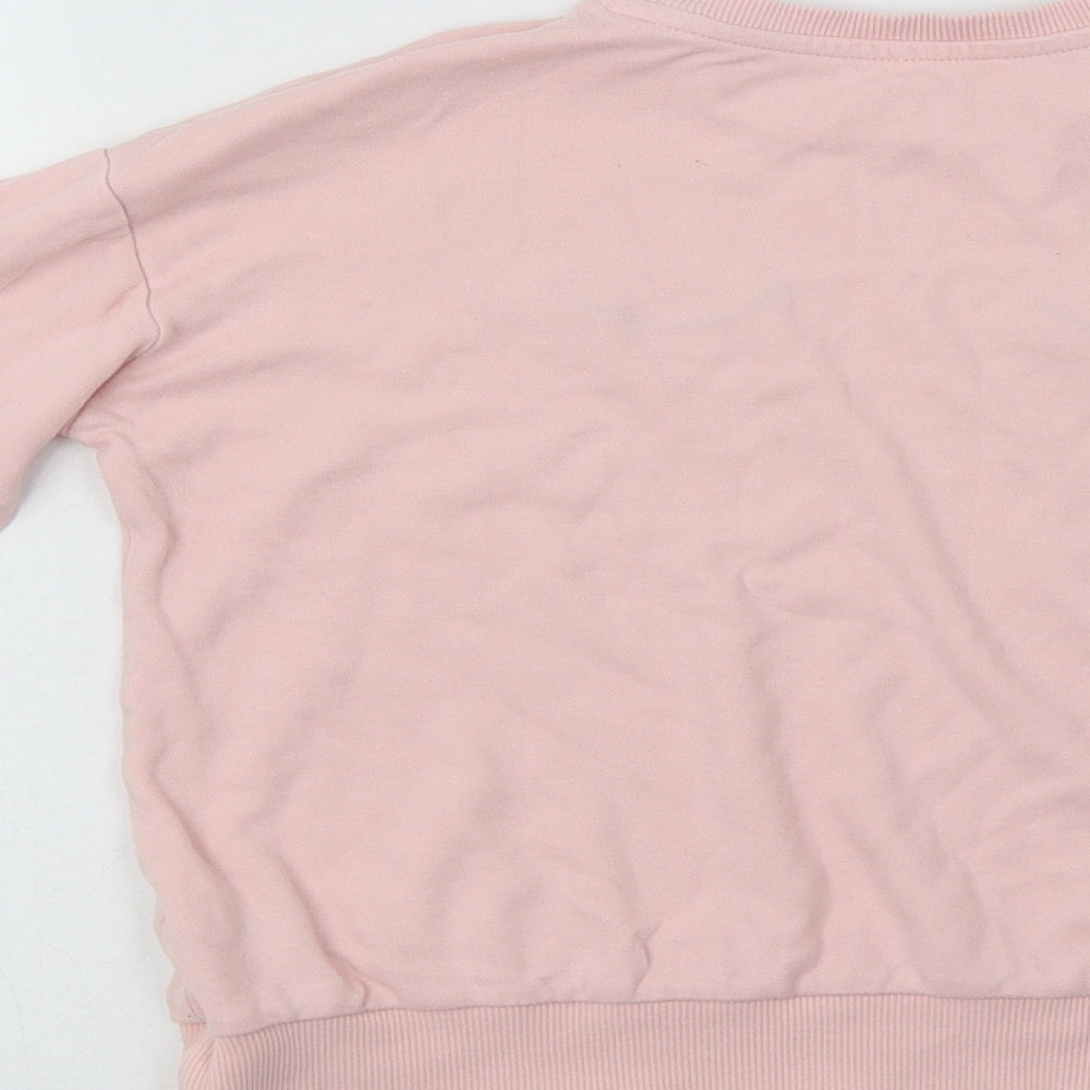 George Girls Pink  Cotton Top Pyjama Top Size 9-10 Years
