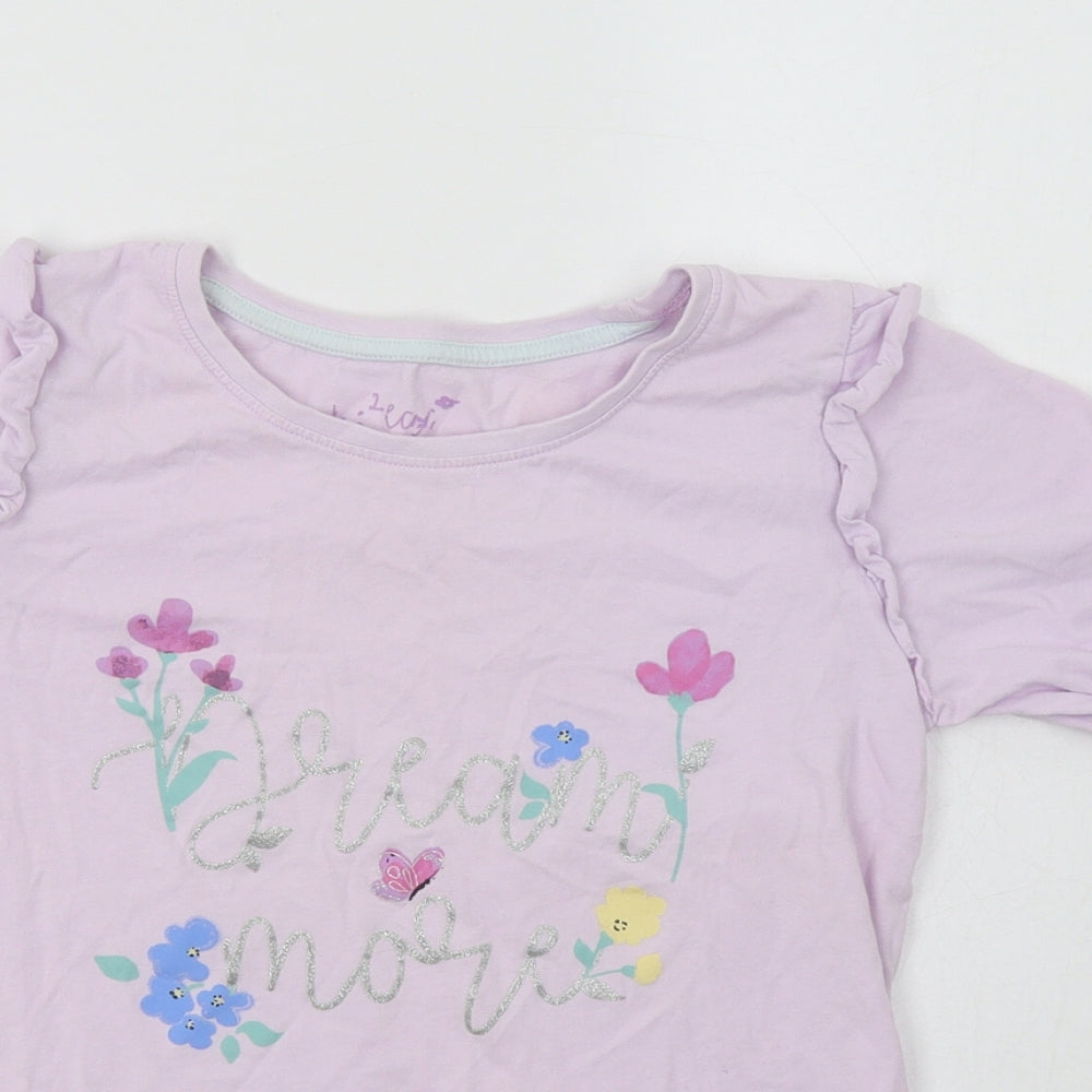Matalan Girls Purple  Cotton Top Pyjama Top Size 13 Years
