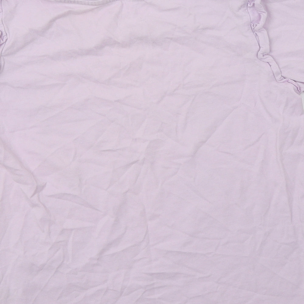 Matalan Girls Purple  Cotton Top Pyjama Top Size 13 Years