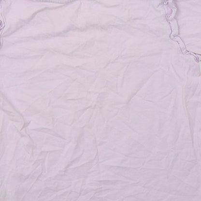Matalan Girls Purple  Cotton Top Pyjama Top Size 13 Years