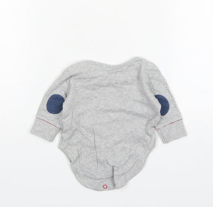NEXT Boys Grey  Cotton Leotard One-Piece Size 0-3 Months