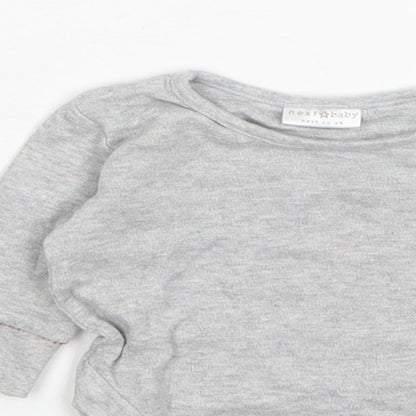 NEXT Boys Grey  Cotton Leotard One-Piece Size 0-3 Months