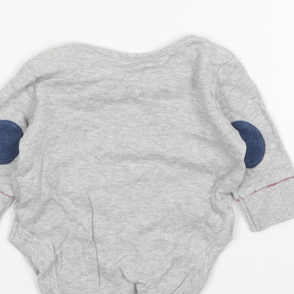 NEXT Boys Grey  Cotton Leotard One-Piece Size 0-3 Months