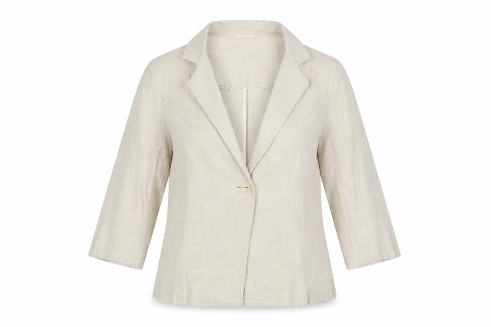 Womens UK Size 16 Per Una Regular Beige Blazer