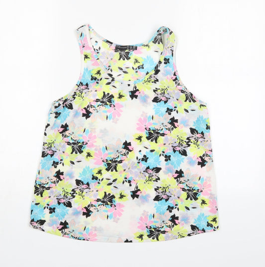 Womens UK Size 10 Atmosphere Multicoloured Basic Tank