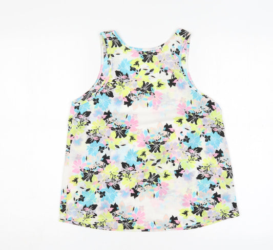 Womens UK Size 10 Atmosphere Multicoloured Basic Tank