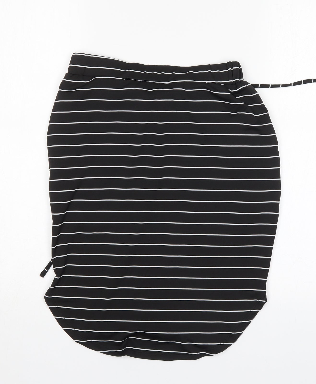 Shein  Womens Multicoloured Striped Polyester Straight & Pencil Skirt Size S