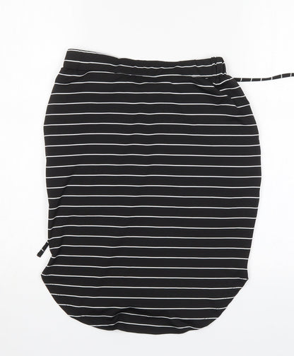 Shein  Womens Multicoloured Striped Polyester Straight & Pencil Skirt Size S