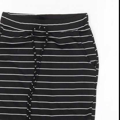 Shein  Womens Multicoloured Striped Polyester Straight & Pencil Skirt Size S