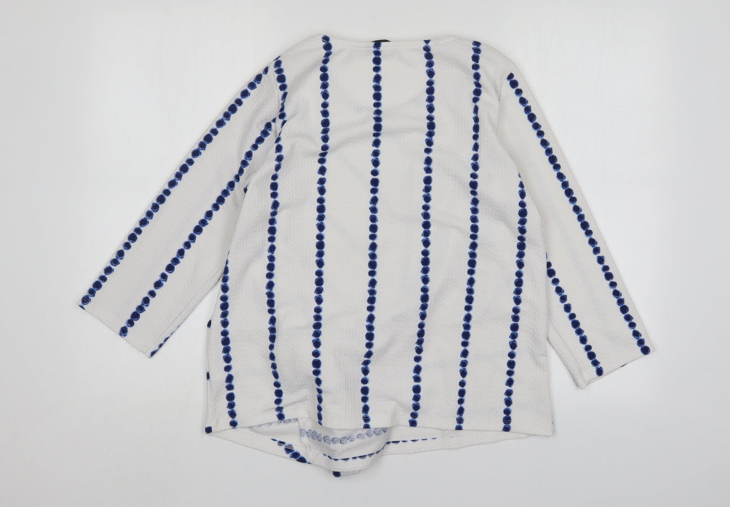 George Womens Multicoloured Round Neck Polka Dot Polyester Pullover Jumper Size 12