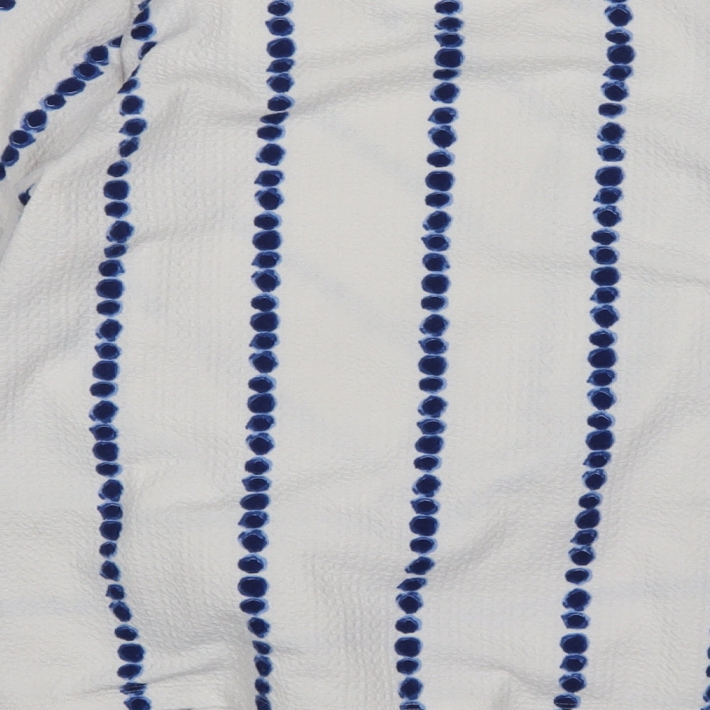 George Womens Multicoloured Round Neck Polka Dot Polyester Pullover Jumper Size 12