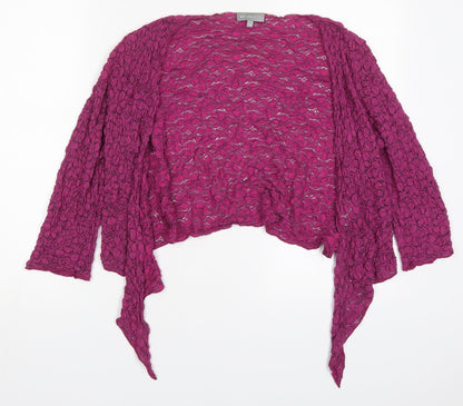 Womens UK Size 14 Per Una Pink Cardigan Jumper