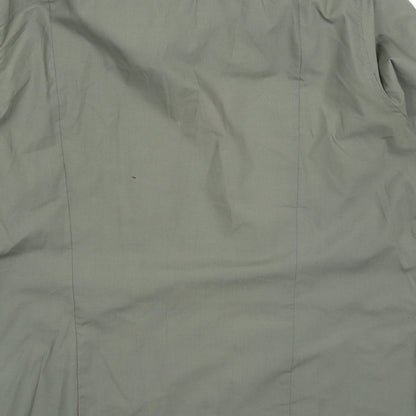 Mens UK Size XL Preworn Green  Button-Up Long Sleeve Casual Shirt