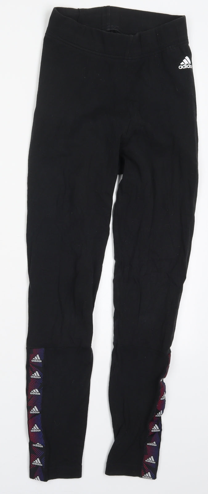 Womens UK Size XS adidas  Carrot Black Leggings