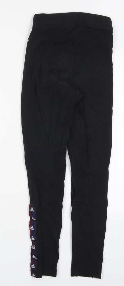 Womens UK Size XS adidas  Carrot Black Leggings