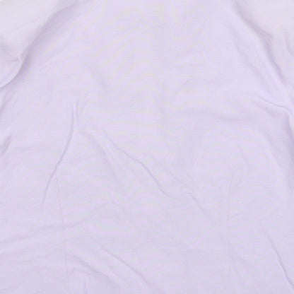 Bonmarché Womens Purple  Viscose Basic Blouse Size 18 Collared