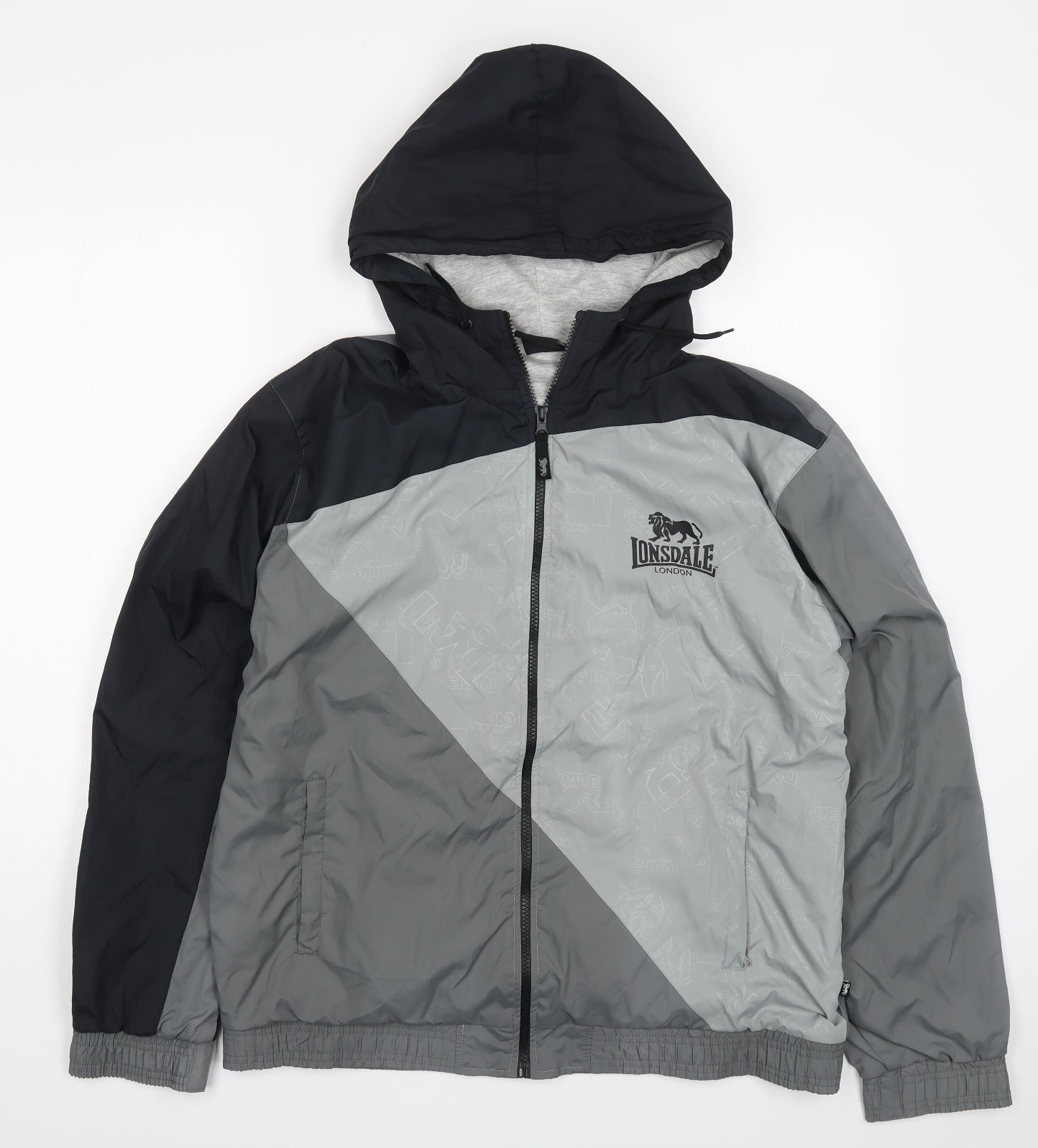 Mens UK Size M Lonsdale Grey Jacket