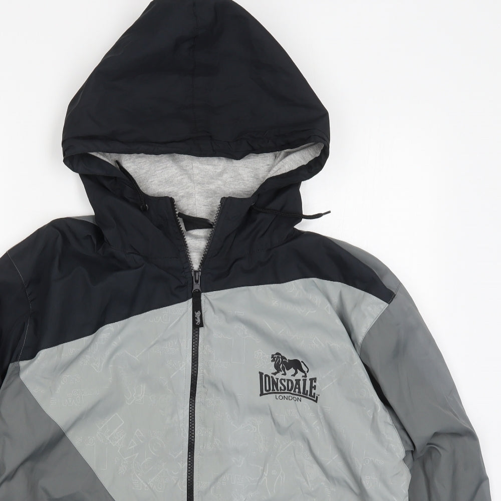 Mens UK Size M Lonsdale Grey Jacket