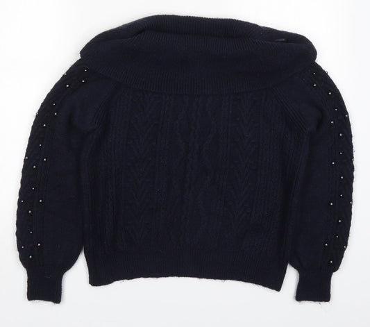 Womens UK Size S NEXT Blue Pullover Jumper