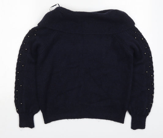 Womens UK Size S NEXT Blue Pullover Jumper