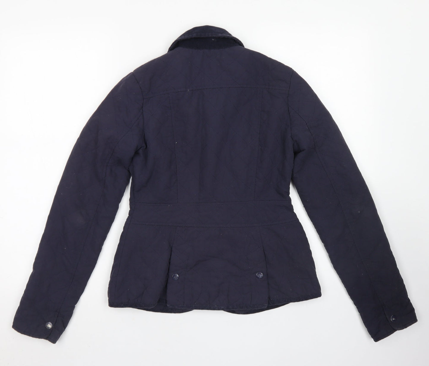 Womens UK Size 6 New Look Blue Pea Coat