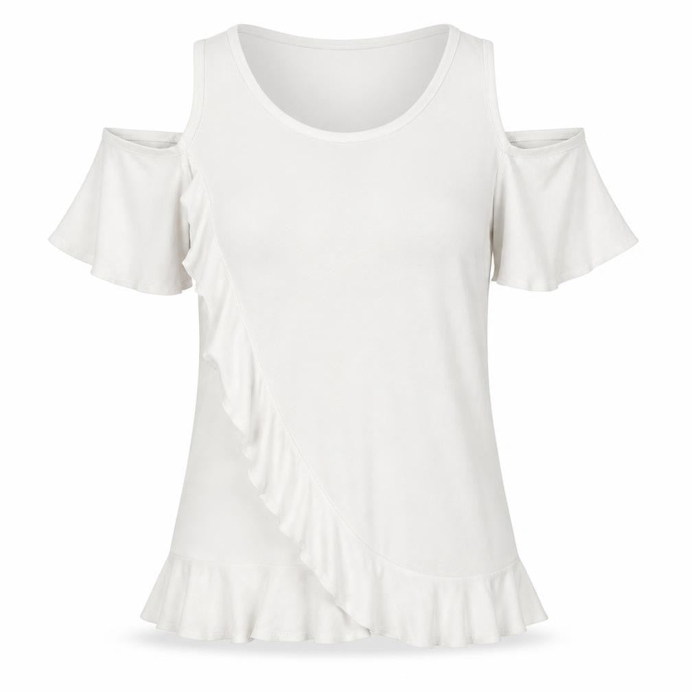 Womens UK Size 12 NEXT White Basic T-Shirt