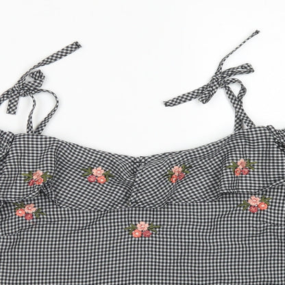 Womens UK Size 12 New Look Black Cropped Blouse