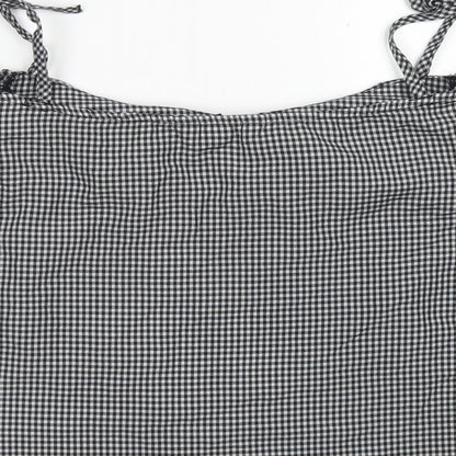 Womens UK Size 12 New Look Black Cropped Blouse