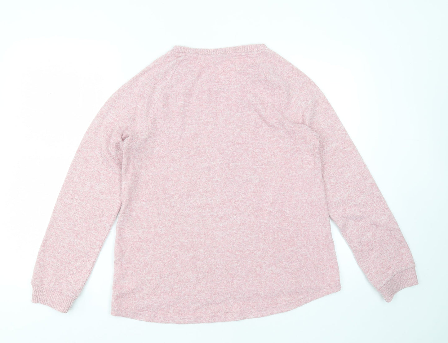 Primark Womens Pink Solid Polyester Top Pyjama Top Size XS
