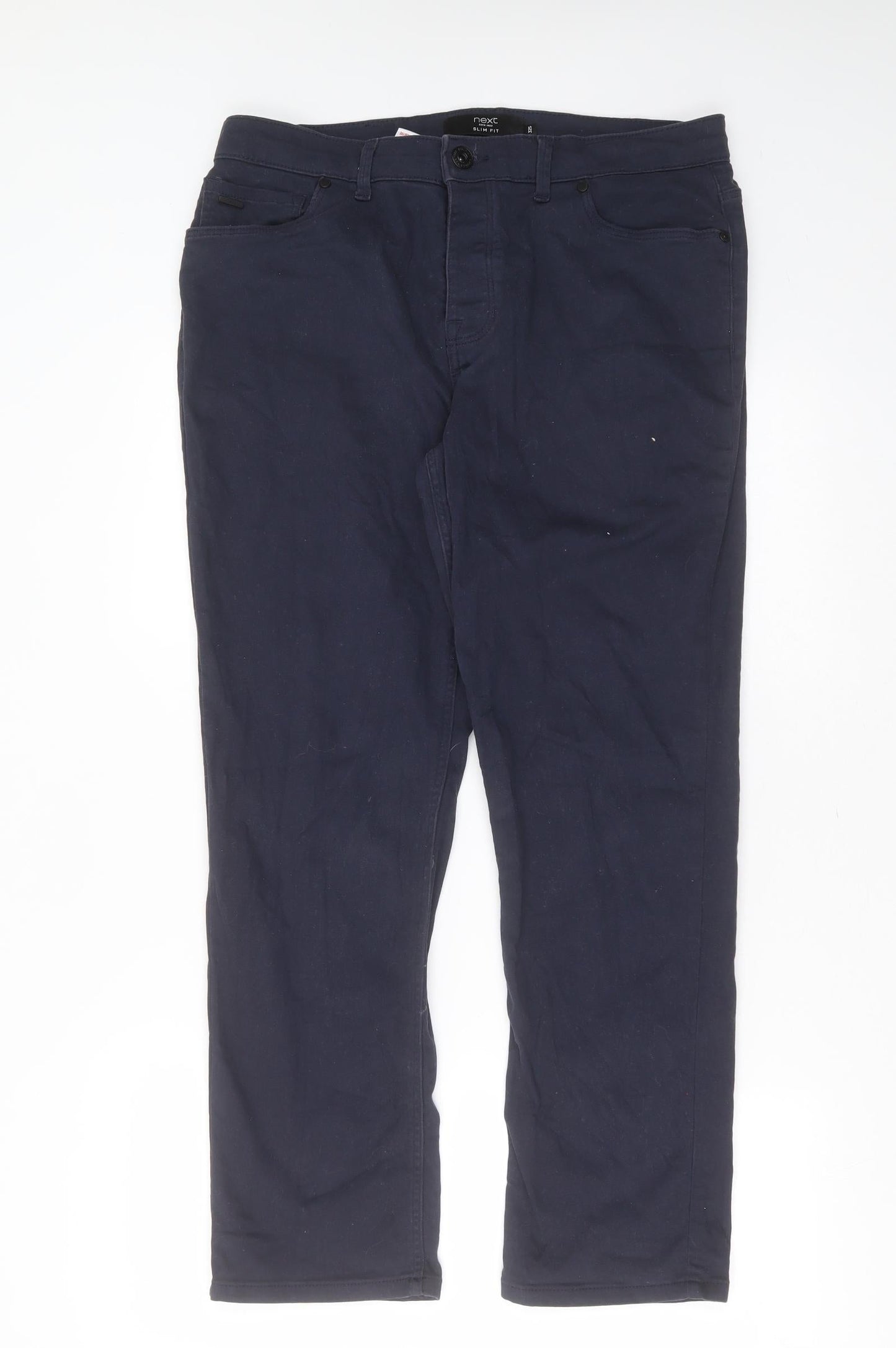 Mens UK Size 32 in NEXT Slim Fit Straight Blue Jeans