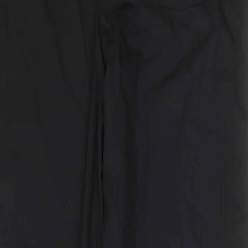 Adar Womens Black  Polyester Trousers  Size 2XL L30 in Regular