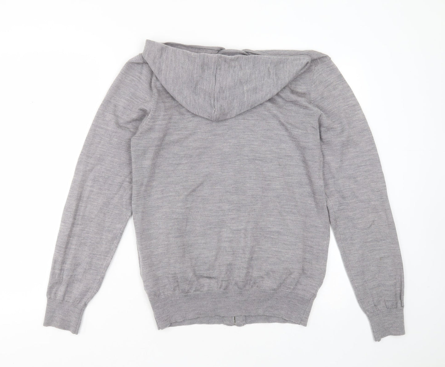 Mens UK Size M H&M Grey Full Zip Hoodie