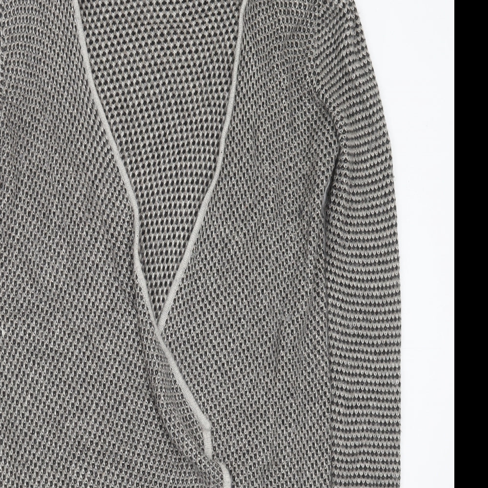 Womens UK Size 14 M&Co Grey Cardigan Jumper