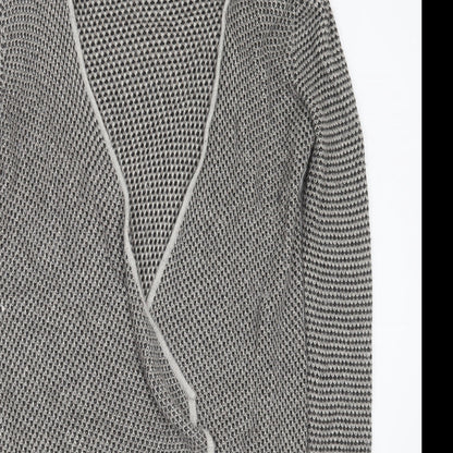 Womens UK Size 14 M&Co Grey Cardigan Jumper