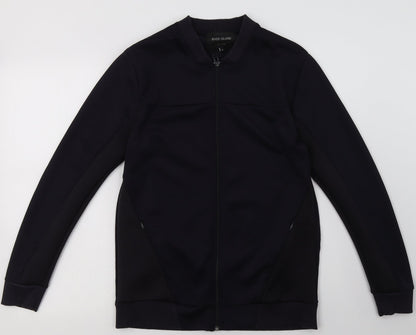 Mens UK Size S River Island Blue Full Zip Sweatshirt