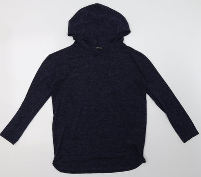 Mens UK Size S Cotton On Blue Pullover Hoodie