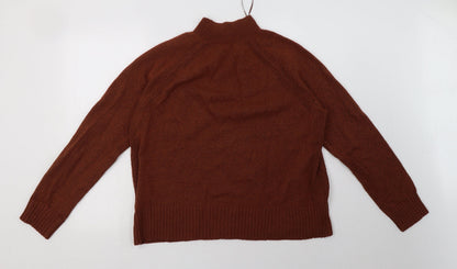 EDC Womens Brown  Cotton Pullover Sweatshirt Size XL  Pullover