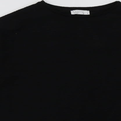Matalan Womens Black  Polyester Pullover Sweatshirt Size 8  Pullover