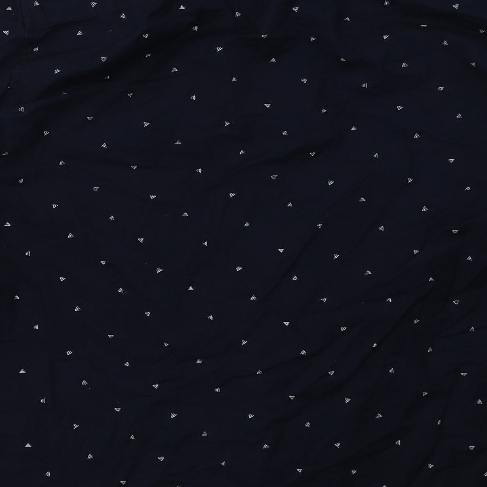 Mens UK Size L NEXT Blue  Button-Up Long Sleeve Casual Shirt