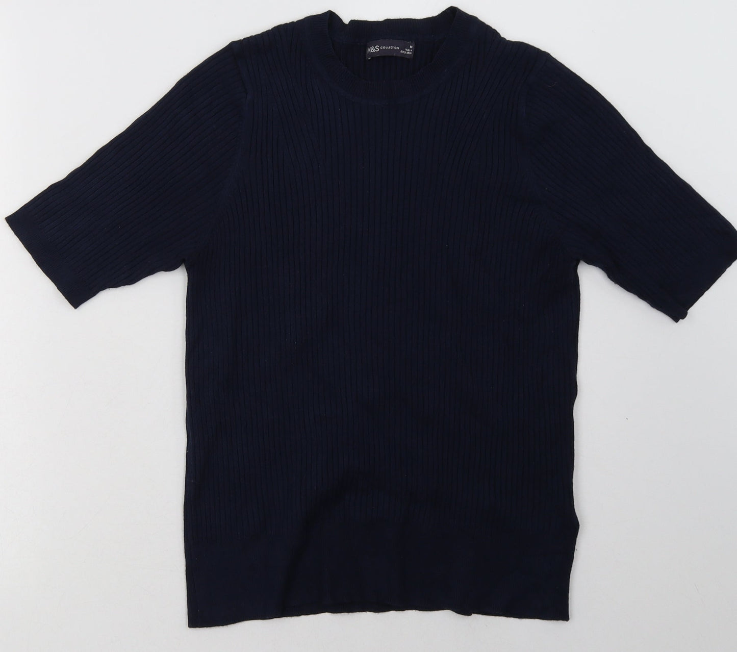 Womens UK Size 14 Marks and Spencer Blue Pullover Sweatshirt