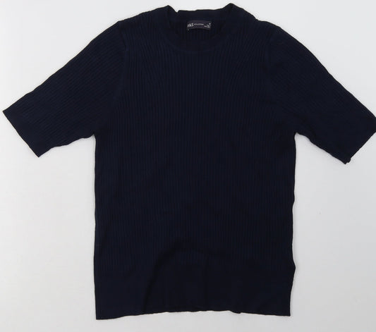 Womens UK Size 14 Marks and Spencer Blue Pullover Sweatshirt