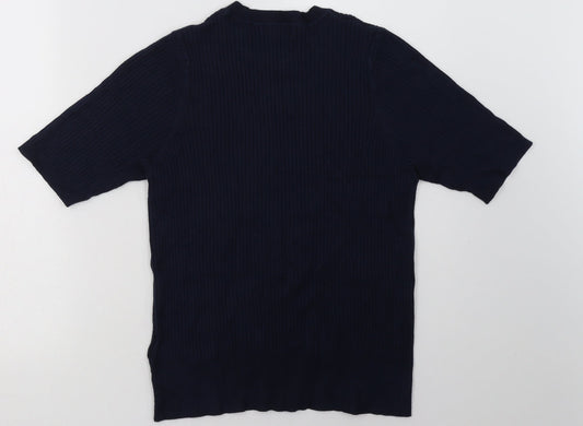 Womens UK Size 14 Marks and Spencer Blue Pullover Sweatshirt